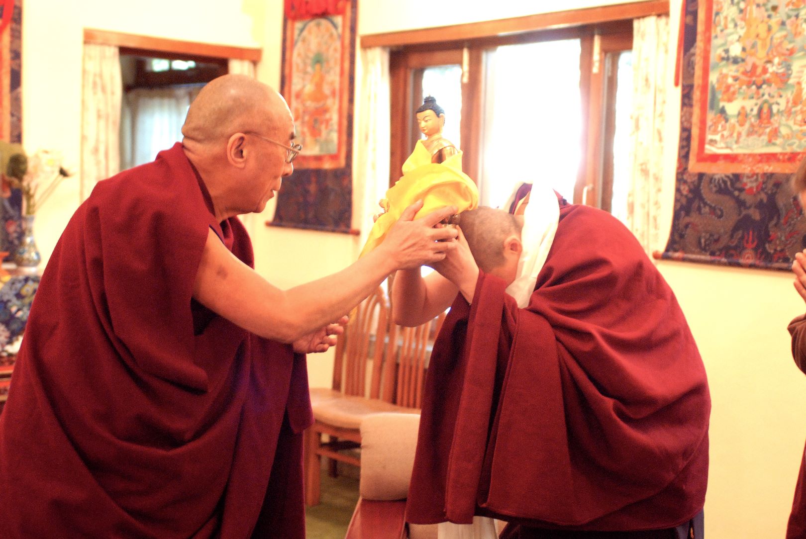 SH der Dalai Lama und Chöje Lama Palmo